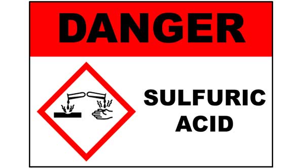 Sulfuric Acid Safety Tips – Sulfuric Acid MSDS Information