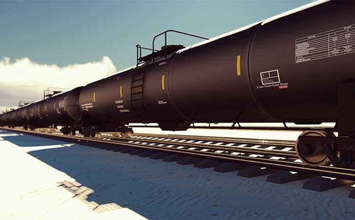 Oil Tanker Rail Car