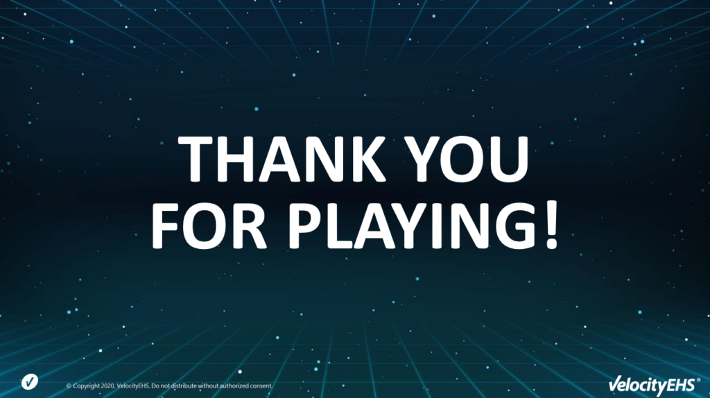 Thank you for playing